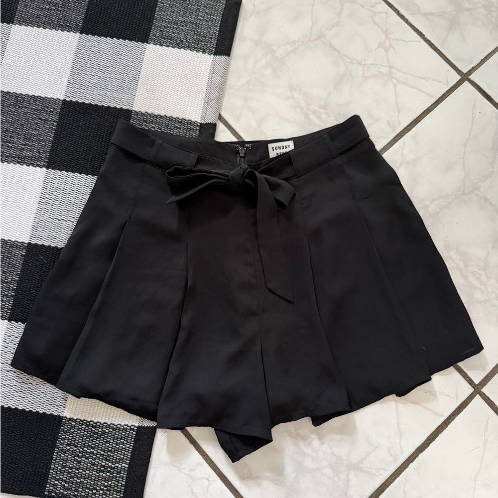 Sunday Best Black Women's Skorts with Bow